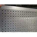 Galvanized Round Hole Perforated Metal Mesh Plate 36 Width