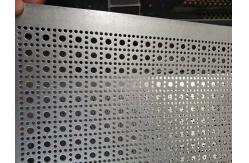 China Galvanized Round Hole Perforated Metal Mesh Plate 36 Width supplier