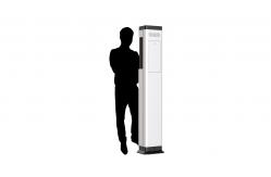China IP65 Automatic Hand Sanitizer Dispenser IR Thermometer For Supermarkets supplier