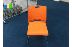 China Polypropylene Plastic Office Visitor Chair Customized Stackable Training Chairs supplier