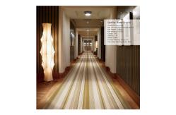 China Tufted Striped Broadloom Carpet Polypropylene Fiber With Action Backing supplier