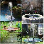 3W Solar Water Floating Fountain Pump For Outdoor Pond Pool Garden