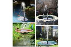 China 3W Solar Water Floating Fountain Pump For Outdoor Pond Pool Garden supplier