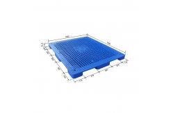 China 1200*1400 Recycled Nestable Plastic Pallet Warehouse Storage Plastic Skids supplier