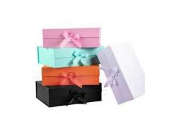 China Biodegradable Folding Gift Box Embossed Foldable Packaging Box Corrugated supplier