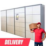 WiFi 24 Hours Package Delivery Lockers Coin Bill Card QR With Custom Lockers for sale