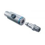 Industrial Interchange Pushbutton Safety Coupling With Compressed Air Pneumatic Quick Coupling
