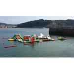 Customized Kids Giant Inflatable Water Park for Sea / Lake / Ocean
