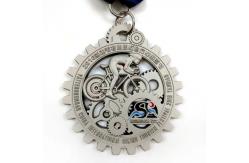China Bicycle Race Awards Custom Cycling Medals Soft Enamel / Hard Enamel supplier