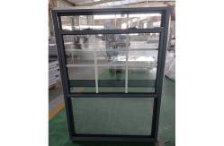 China Single Tilt Sash Aluminum Hung Window Ventilation Double Glazed Black supplier