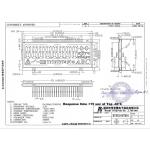 TN LCD Module positive -40 Celsius degree display for energy meter