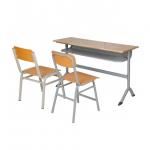 OEM RAL Colour University School Desk With Chair for sale