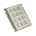 Dustproof Weatherproof Metal Keypad 12 Keys Access Control With 2.0mm Long Stroke