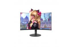 China Black Desktop 2ms 1080p 60hz Curved Monitor / Lcd Pc Monitors supplier