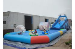 China Hotsale Inflatable Water Park Kids Inflatable Pool With Slide supplier