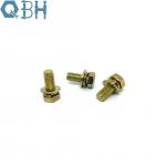 YZP Surface Hexagon Head Bolt Combination Screw Single Coil Plain Washer for sale