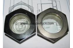 China BITZER refrigeration equipments fused steel flange sight glass fused sight window glass nickel plated manufacturer China supplier