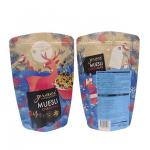 Food Grade Kraft Paper Stand Up Plastic Pouch With Zipper For Fruit Candy Tea Food Widely Used for sale
