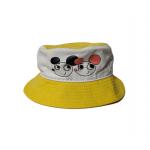 Hot Sales ACE Kids Boys Girls Custom Silk Print Cartoon Cute Logo Soft Cotton Bucket Fisherman Cap for sale