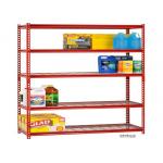 Powder Coated Light Duty Racking Steel Shelf Panel Customized Dimension for sale