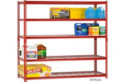 China Powder Coated Light Duty Racking Steel Shelf Panel Customized Dimension supplier