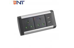 China Usb Charger Aluminum Alloy Desktop Plug Sockets supplier