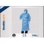 Sbpp Blue Disposable Isolation Gowns S-6XL Thumb Loops Garments  In AAMI Level 1,2,3​ for sale