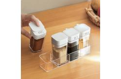 China Salt And Pepper Containers 100ml Spice Shaker Plastic Spice Container Condiments Jar supplier