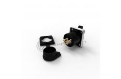 China XLR  Audio Power Waterproof Socket Connector 5 Pin Microphone IP65 supplier