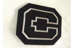 China Personalized Non - Phthalate High Frequency 3D Rubber Patches With Silver Tpu Logo supplier