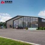 Prefab Real Estate Steel Structure Frame Workshop Construction for sale