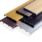 Skirting Line Wardrobe Aluminium Profile Floor Wall Decor for sale