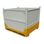 Forklift Collapsible Mesh Stillages And Cages Pallet Anti Tip Design for sale
