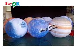 China Led Lighting Huge Hanging Inflatable Eight Planets 0.25mm PVC Material supplier