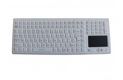 China Touchpad Backlit Rubber Silicone Industrial Keyboard 12 Function Keys / Numeric Keys supplier