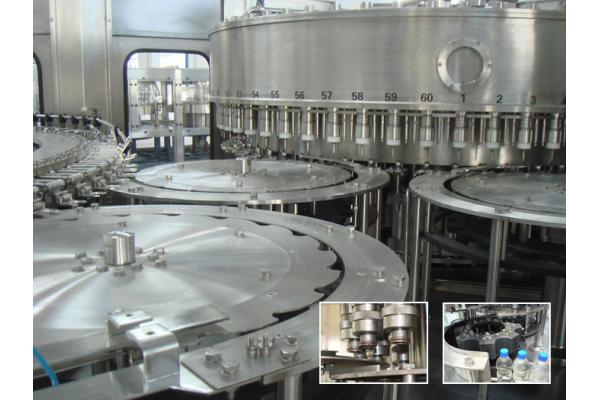 PET Bottle Water Filling Machines Bottling Line With Plastic Screw Cap