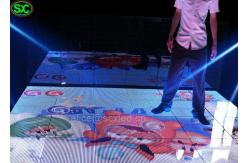China Indoor LED Dance Floor Display , Wedding Wifi Control Floor Screen supplier