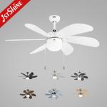 Classical Style 1stshine Ceiling Fan Light with Pull Chain Switch and MDF Blades