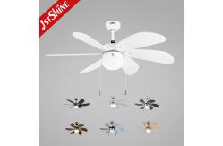 China Classical Style 1stshine Ceiling Fan Light with Pull Chain Switch and MDF Blades supplier
