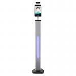 50-150cm Face Recognition Temperature Kiosk / Facial Recognition Thermometer Kiosk for sale
