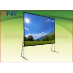 High Transparent Rear Projection Projector Screen For 100 Inch Portable Fast Fold Screen for sale