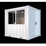 Corten Steel Mini Cube Shipping Container 8ft White Easy Operation Industrial for sale