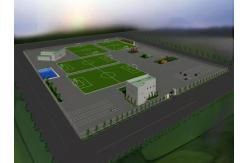 China School Steel Frame Buildings Blast / Painted / Galvanized Surface Finished Customized Design supplier