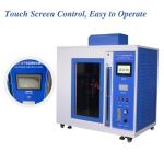Touchscreen UL94 Electronic Flame Test Chamber Equipment For Plastic Package for sale