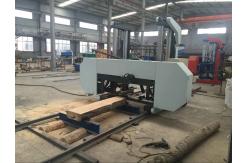 China Large timber cutting saw horizontal band sawmill machine in best selling carpentry supplier