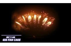 China Mandarin Fireworks Pyrotechnics 65 Shots Fan Shaped Fireworks supplier