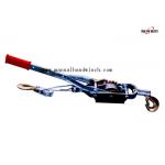 Singe Gear Double Hooks Small Easy Operation Hand Winch Cable Puller , Four Ton Hand Winch Puller for sale