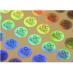 Honeycomb Security Hologram Sticker , Tamper Evident Labels Eco - Friendly  Material