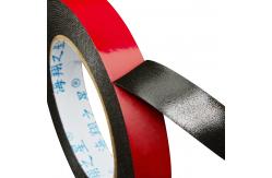 China Masking Usage Double Sided Red PE Foam Tape For Window Sealing supplier
