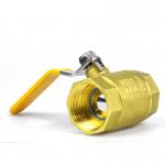 1 Inch Brass Ball Valve Threaded With Lock 10 Year Warranty for sale